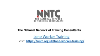 Best Lone Worker Training Solutions UK