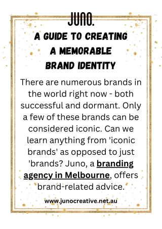 A Creative Branding Agency in Melbourne | Juno Creative