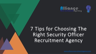 chief security officer recruitment