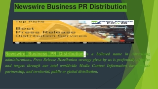 Newswire Business PR Distribution