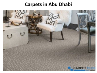 Carpets in Abu Dhabi