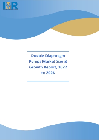 Double-diaphragm Pumps MARKET