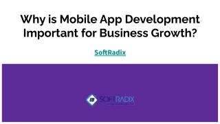 Why is Mobile App Development Important for Business Growth?