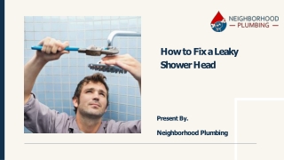 How To Fix Leaking Shower Head