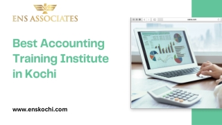 Best Accounting Training Institute in Kochi