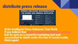Best local press release distribution-  1 8552224111