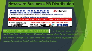 Newswire Business PR Distribution
