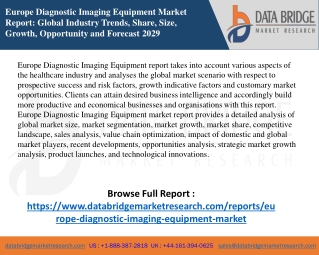 Europe Diagnostic Imaging Equipment Market Size