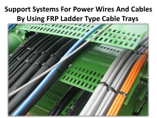 Advance types And materials used in cable trays