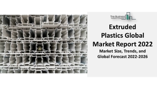 Extruded Plastics Market Insights, Analysis, Share, Size And Forecast 2022-2031