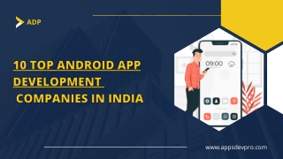 10 Top Android App Development Companies In India