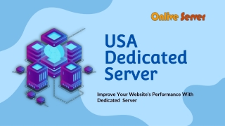 The Best USA Dedicated Server Hosting for Your Website