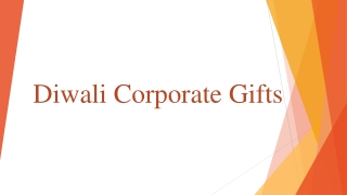 Diwali Corporate Gifts