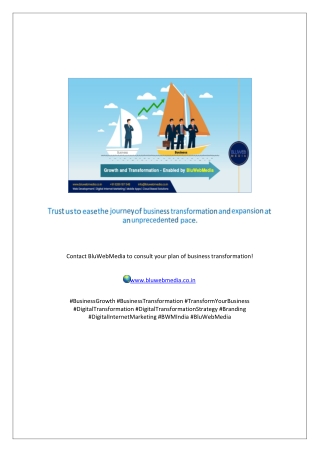 Trust us to ease the journey of business transformation and expansion at an unprecedented pace!