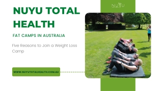 Weight Loss Camp in Australia | Nu Yu Total Health