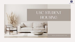 USC APARTMENT | Orion Housing | USC Housing |