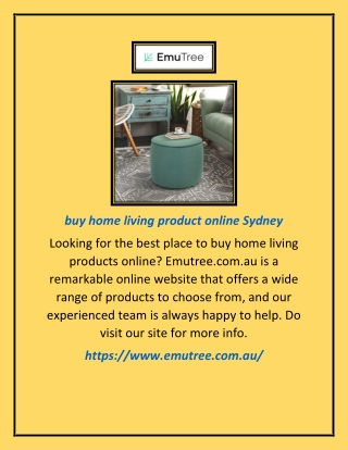 buy home living product online Sydney