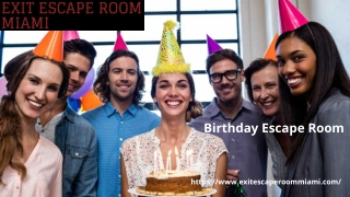 Birthday Escape Room