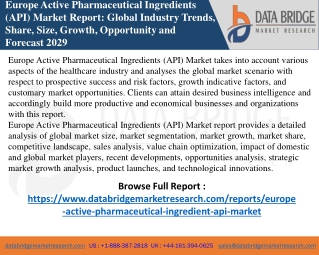 europe-active-pharmaceutical-ingredient-api-market
