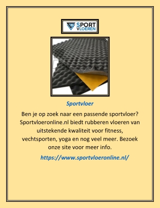 Sportvloer