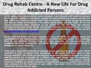 Alcohol Rehabilitation Centre in Mumbai