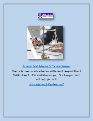 Business Cash Advance Settlement Lawyer 2.2