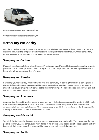 Scrap my car fife no lol