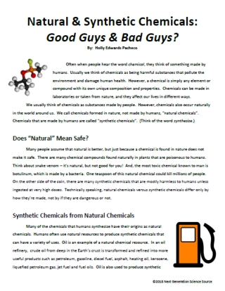 Natural & Synthetic Chemicals 7th grade science q2 week 1