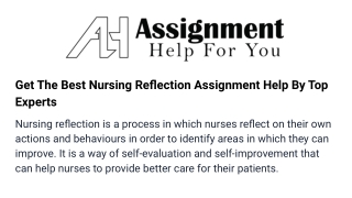 Get-the-best-nursing-reflection-assignment-help-by-top-experts