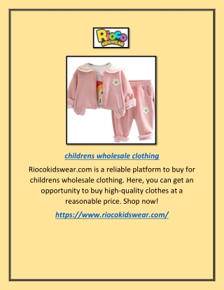 childrens wholesale clothing 2.2