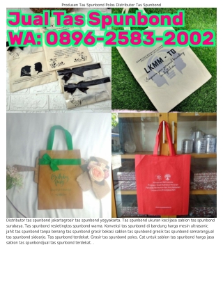 ౦89Ϭ~258ᣮ~2౦౦2 (WA) Tas Spunbond Hitam Grosir Tas Spunbond Medan