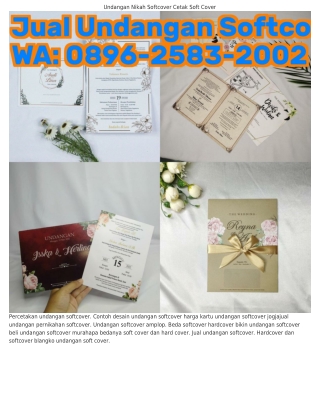 PPT - 089Ꮾ-258З-2002 (WA) Perbedaan Hard Cover Dan Soft Cover Undangan