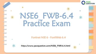 Fortinet NSE6_FWB-6.4 Practice Test Questions