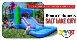 Bounce houses Salt Lake City by All In Fun.