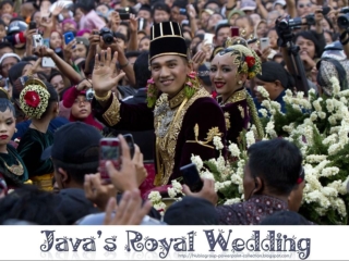 Java's Royal Wedding