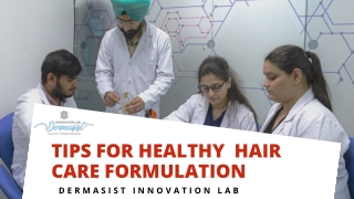 Tips For Healthy  Hair Care Formulation