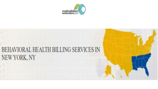 BEHAVIORAL HEALTH BILLING SERVICES IN NEW YORK, NY