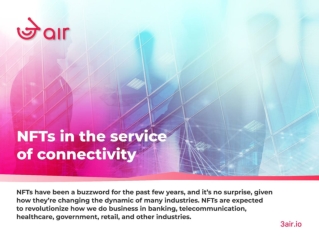 NFTs in the Service of Connectivity