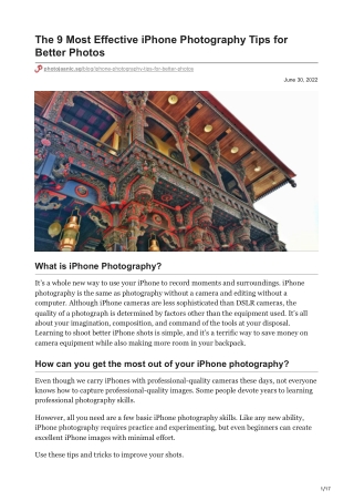 The 9 Most Effective iPhone Photography Tips for Better Photos