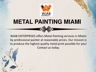 Metal Painting Miami