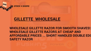 Gilette Wholesale Products At Unmatched Prices | NZ's Trusted Wholesaler | Stock