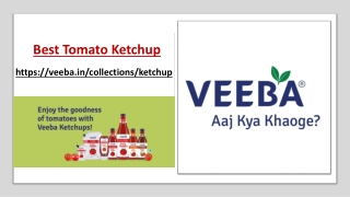 Best Tomato Ketchup