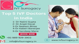Top 5 IVF  Doctor  In India