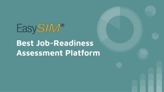 Best Job-Readiness Assessment Platform ppt