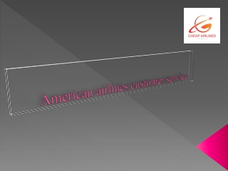 American airlines customer service