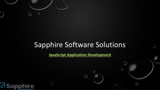 Javascript Application Development | Javascript Development Company