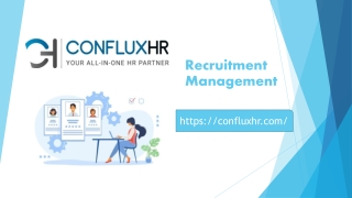 ConfluxHR- Recruitment Management