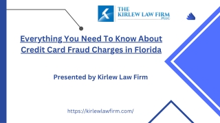 Everything You Need To Know About Credit Card Fraud Charges in Florida