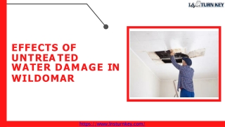Effects of untreated water damage in Wildomar