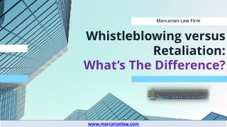 What’s The Difference between Whistleblowing and Retaliation